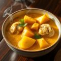 Thaise gele curry met kip