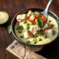 Thaise groene curry met kip