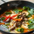 Thaise groentesoep uit de wok