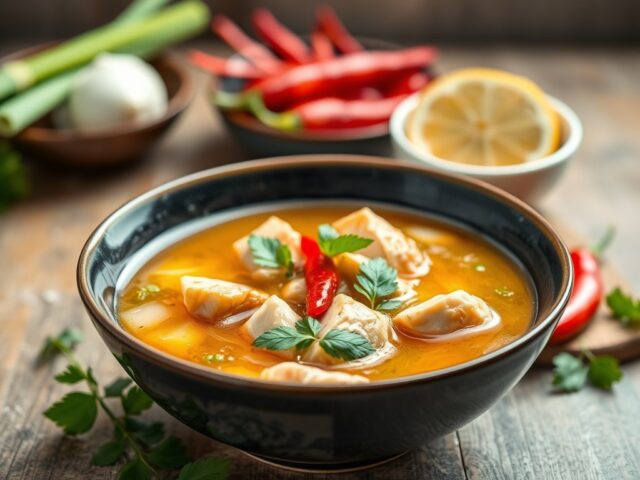 Thaise Kippensoep