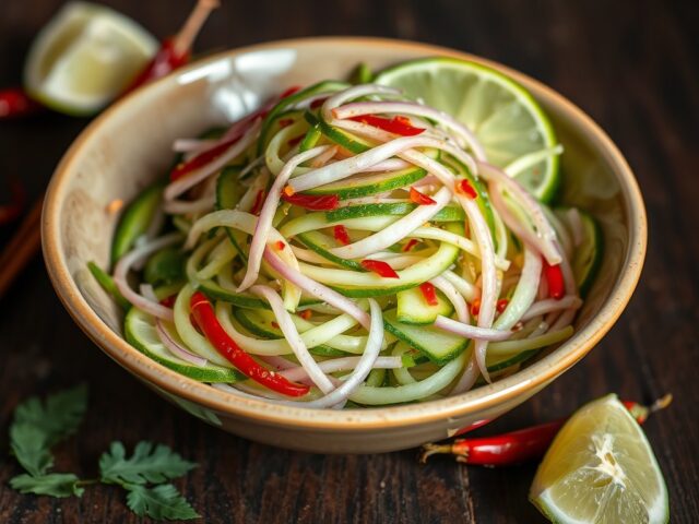 Thaise Komkommersalade