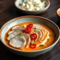 Thaise penang curry met eendenborst