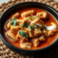 Thaise penang curry met kip