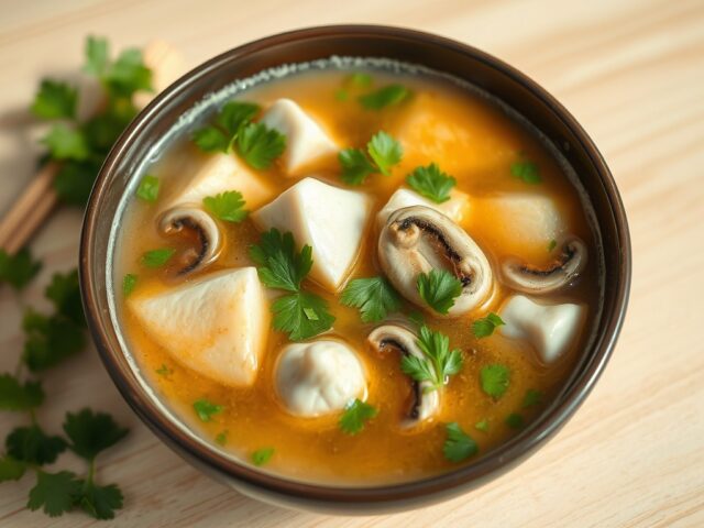 Thaise pikante soep met vis (Tom Yam Pla)