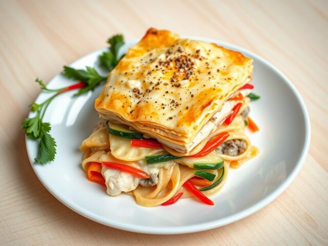 Thaise vislasagna