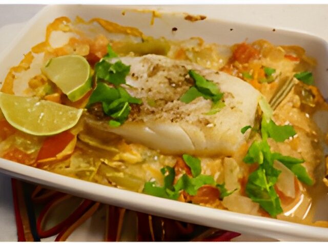 Thaise visschotel uit de oven