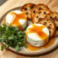 Tiede geitenkaas met sherry