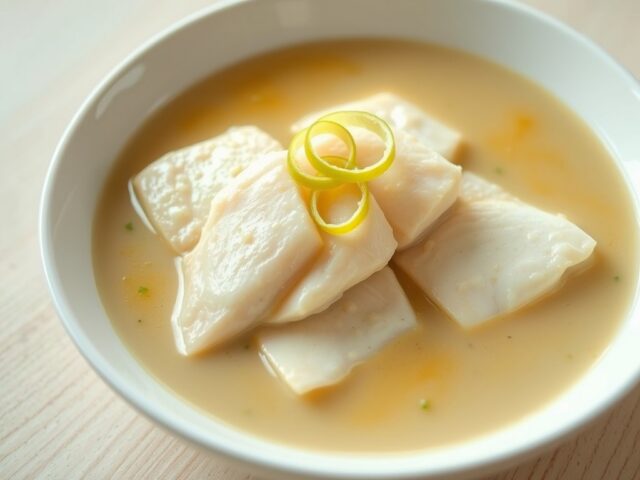 Tilapia in kokosmelk met sereh