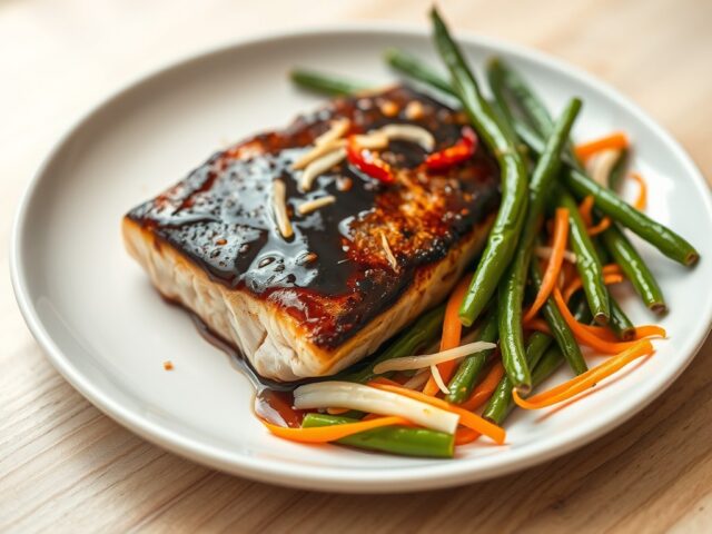 Tilapia met Sojasaus