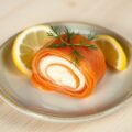 Timbaaltjes van gerookte zalm, heilbot en kaas