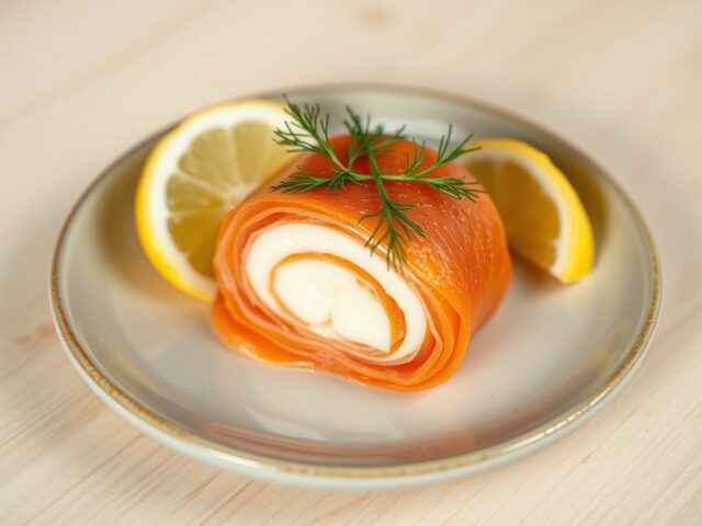 Timbaaltjes van gerookte zalm, heilbot en kaas