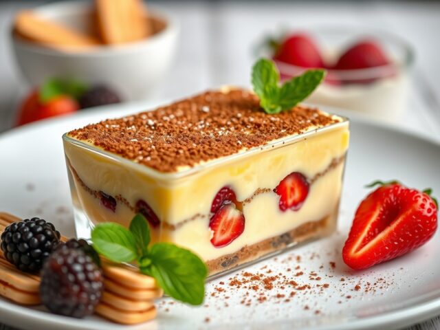 Tiramisù ai frutti di bosco