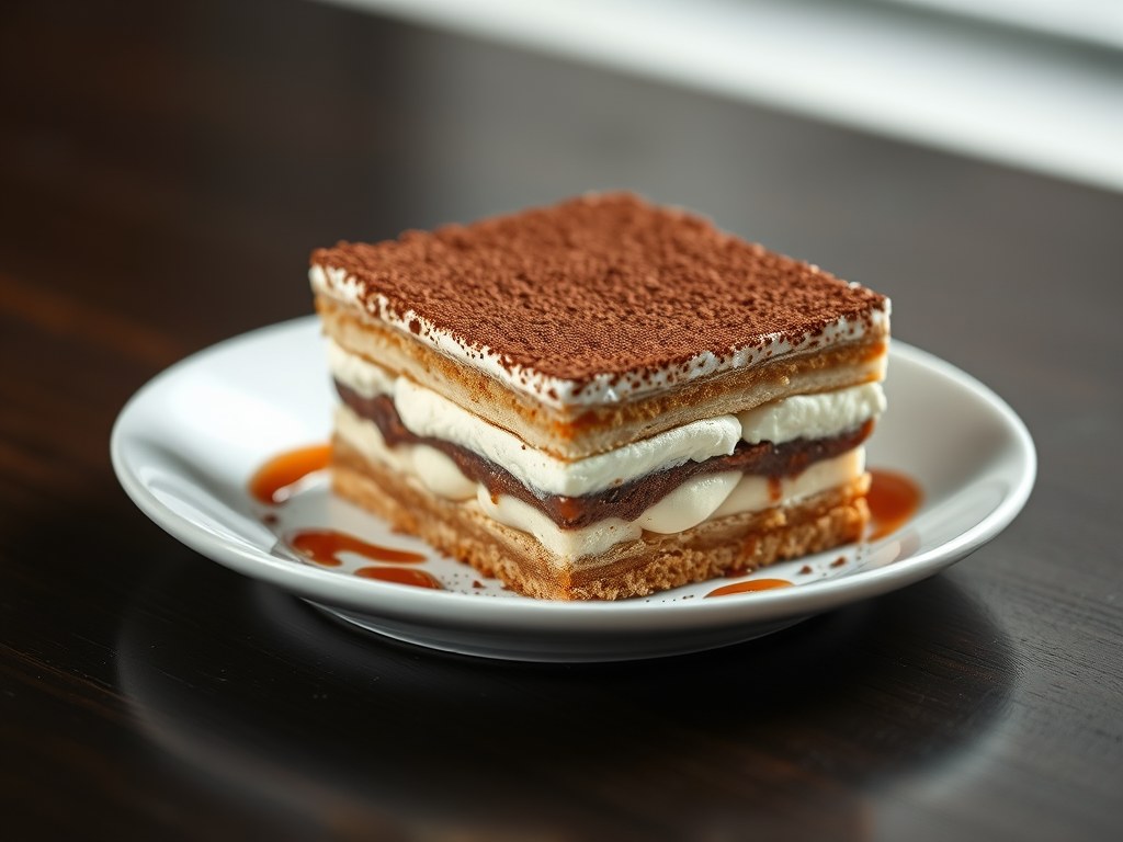 Tiramisu, AI-gegenereerde illustratie