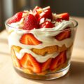 Tiramisu met aardbeien