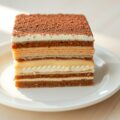 Tiramisu met abrikozenmousse