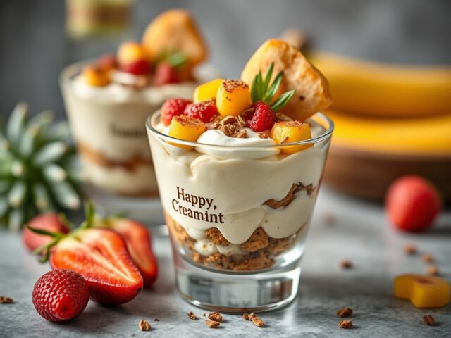 Tiramisu met ananas