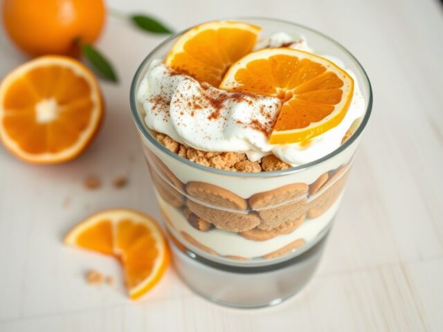 Tiramisu met clementines en speculoos