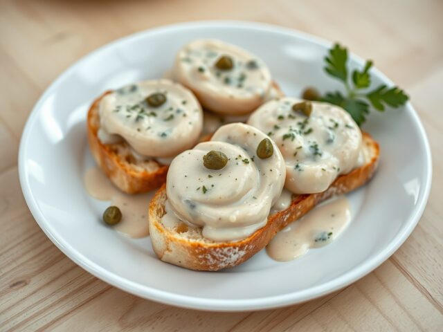 Toast met vitello tonnato