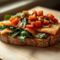 Toast met zuurdesembrood