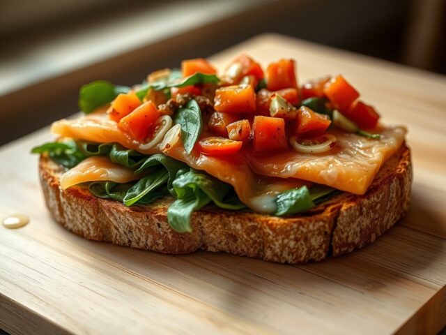 Toast met zuurdesembrood