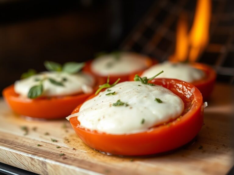 Tomaat-Mozzarella in de oven