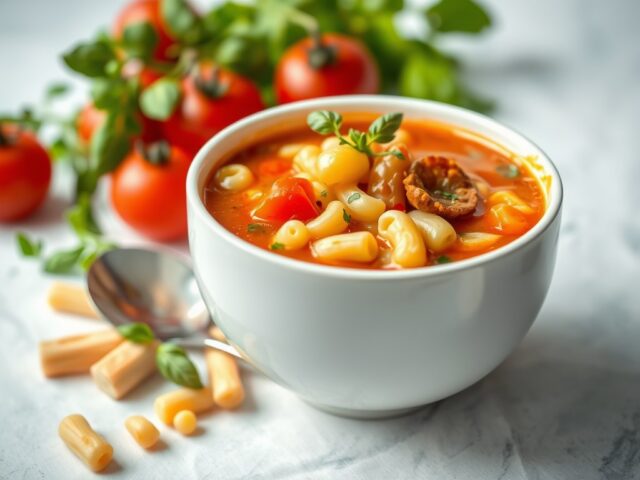 Tomaten-groentesoep