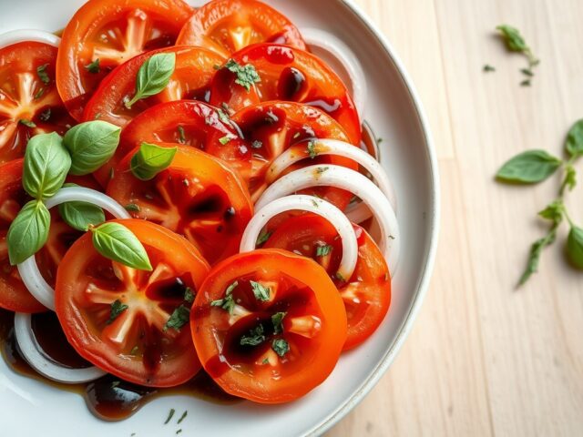 Tomaten in verrukkelijke vinaigrette