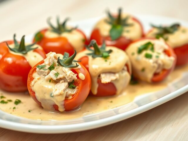 Tomaten met tonijn