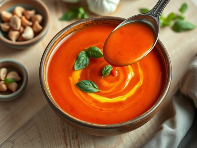 Tomaten- paprikasoep