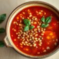 Tomaten-peulvruchtensoep