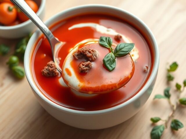 Tomaten soep uit Tania’s snelle keuken