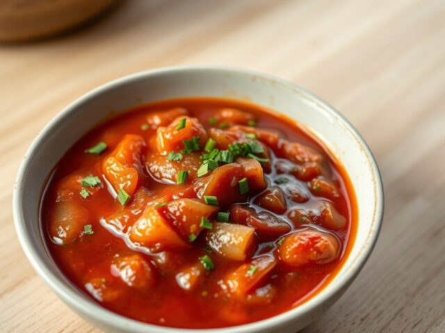 Tomaten-uien saus