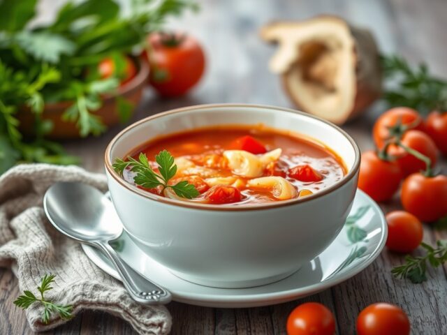 Tomaten Uiensoep
