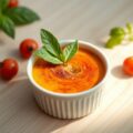 Tomatencréme brûlee