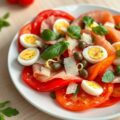Tomatensalade met coppa di parma