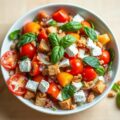 Tomatensalade met pijnboompitten