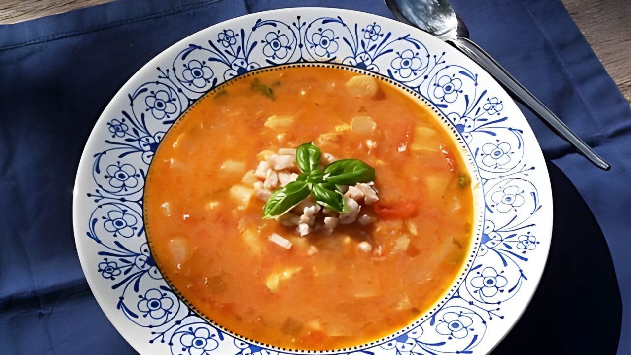 Tomatensoep met asperges