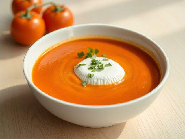 Tomatensoep met brie