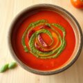 Tomatensoep met Pistou