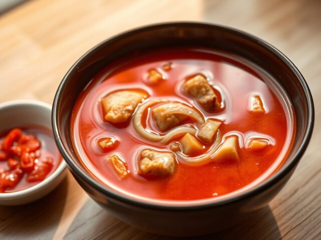 Tomatensoep met vlees