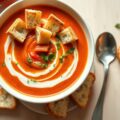 Tomatensoep met zoete puntpaprika