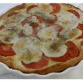 Tomatentaart met Boursin en parmezaanse kaas