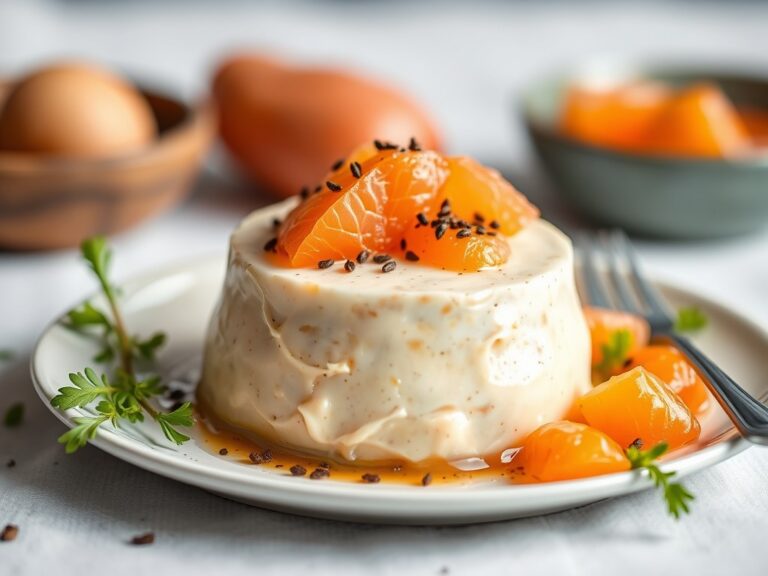 Tompoes van gerookte zalmmousse