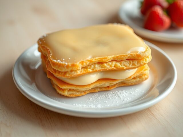 Tompouce met oude maltwhiskey