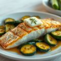Tongfilet met courgette