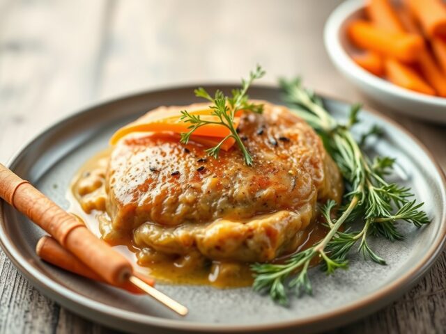 Tongfilet met druiven