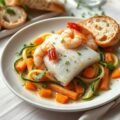 Tongfilet met garnaal