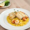 Tongfilets met saffraanrisotto ( zie opm)