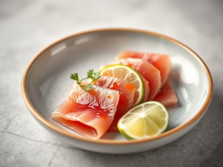 Tonijn Carpaccio Japanse Stijl