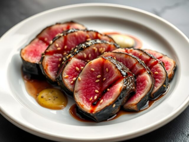 Tonijn met Sesam-Soja Saus